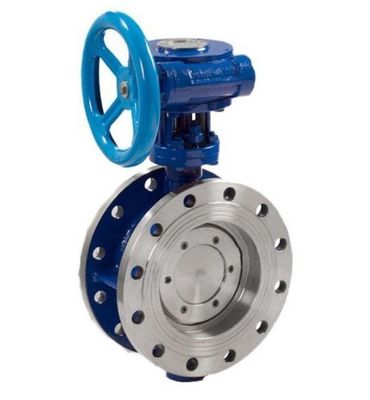 Customized Support Butterfly Valves With Pneumatic Actuator and Double Flange for ODM
