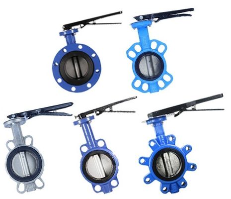 PTFE Seal Material Ductile Iron Worm Gear Electric Lug Butterfly Valve for INDUSTRIAL