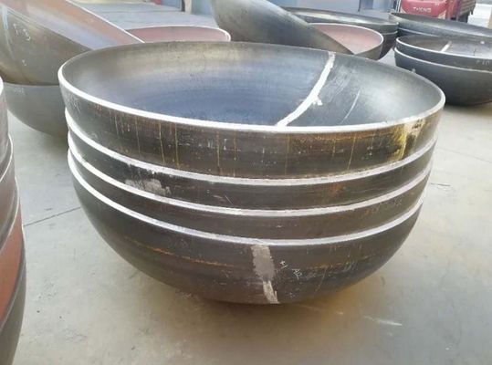 Welding Connection Carbon Steel Hemisphere Dished Head with Customized Design OEM