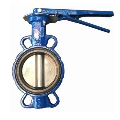150LB PN16 DN100 Ductile Cast Iron Stainless Steel Double Flange Wafer Lug Butterfly Valve