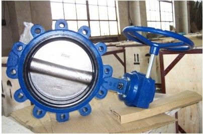 Customized JIS 10k/5k PN10/16 Aluminum Bronze Stainless Steel Body EPDM NBR PTFE Seat Lug Type Butterfly