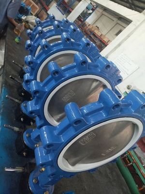 Low Temperature Media Butterfly Valve with Ductile Iron Structure and Stainless Steel Rod