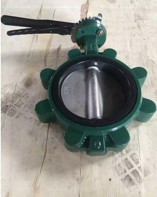 Cast Ductile Iron SS Lt Wafer Type Butterfly Valve with EPDM PTFE Sealing Ring Customized