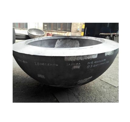 Customized Stainless Steel Semi Ellipsoidal Elliptical Head Tank Heads 6'' Sch 10S Dish End