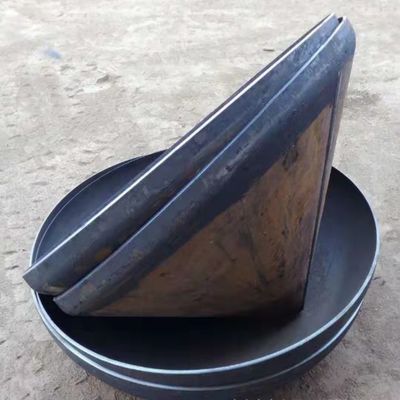 Pressure Vessel Heads Carbon Steel Cold Pressing Dish Conical Tank End Conical Head