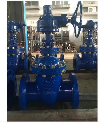 Medium Temperature 8 Inch Carbon Steel Gate Valve ANSI API 150Lb 300lb Manual Flange
