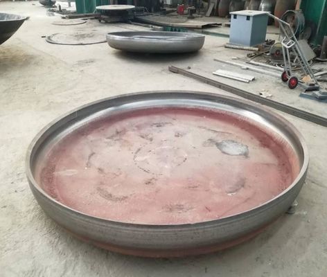 Welding Connection Carbon Steel Flat Head End Cover for Pressure Vessel Boiler Parts