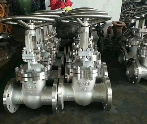 API 600 150LB CF8M Stainless Steel Flanged Gate Valve for Water Media Y Type Structure