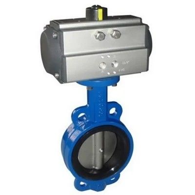 Low Temperature Manual PN16 PN25 DN40-DN400 300LB Metal Hard Seal Pneumatic Wafer Butterfly Valve