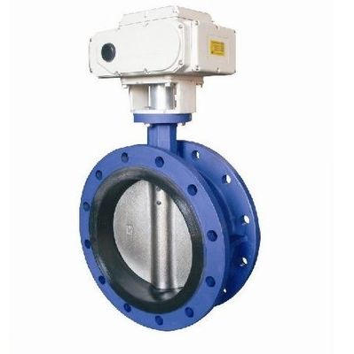 Customized Support Butterfly Valves With Pneumatic Actuator and Double Flange for ODM