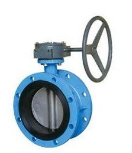 Customized Support Butterfly Valves With Pneumatic Actuator and Double Flange for ODM