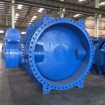 Excellent Ductile Iron EPDM Lined Wras Industrial Control Double Eccentric Flange Butterfly Valve