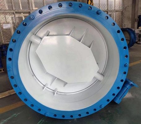 Customized Double Flanged Double Offset Eccentric Butterfly Valve with Pneumatic Electric Actuator