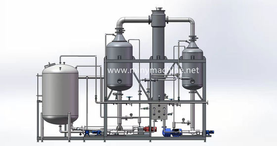 Stainless Steel Multi-Effect Falling Rising-Film Evaporator for Gelatin Direct Supply