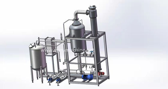 Stainless Steel Multi-Effect Falling Rising-Film Evaporator for Gelatin Direct Supply
