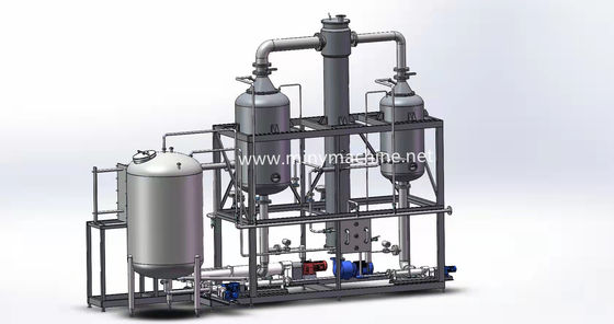 Stainless Steel Multi-Effect Falling Rising-Film Evaporator for Gelatin Direct Supply