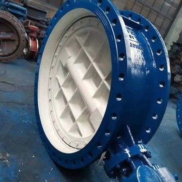 Resilient Seated Double Eccentric Flanged Butterfly Valves with Manual Operation