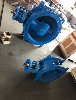 Resilient Seated Double Eccentric Flanged Butterfly Valves with Manual Operation