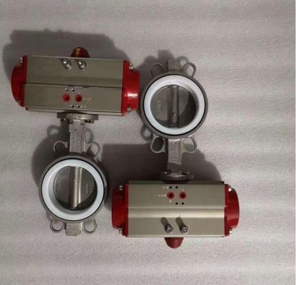 Customize Ductile Iron Pneumatic Actuator Butterfly Valve with Complete Certificate