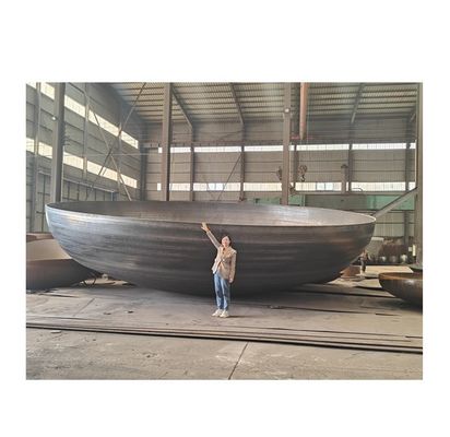 ASME Standard Pressure Vessel Heads 3000mm Diameter Hot Forming Elliptical Dish Head