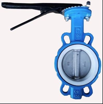Industrial Usage Butterfly Valve Gear Type Steel Handle with Customized Support