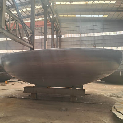 Welding Connection Carbon Steel Elliptical Tank Head Dished End Making as per Drawing