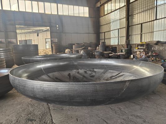 Welding Connection Carbon Steel Elliptical Tank Head Dished End Making as per Drawing
