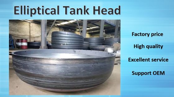 OEM ANSI 304/316 Stainless Steel Polished Elliptical Seal Head Dished Head for Industry