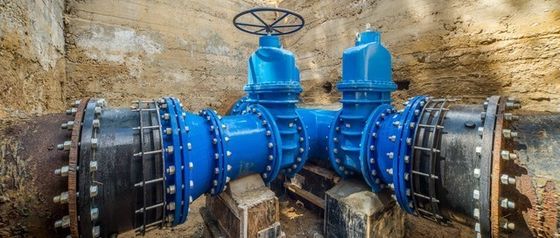 Ductile Iron Mechanical Gate Valve Components and Fittings for High Temperature Media