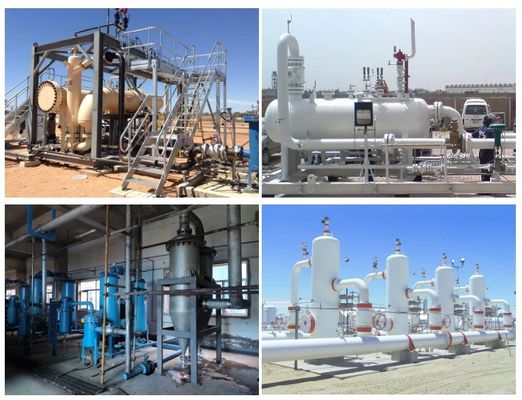 Three Phase Gas Liquid Separator ASME U Stamp Pressure Vessel Customized for Superior