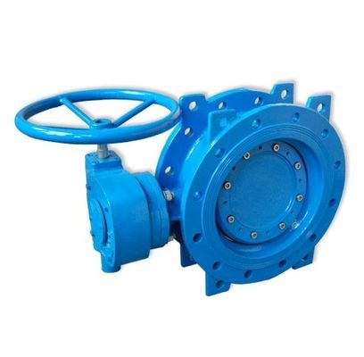 Manual Operation Double Eccentric Flange Butterfly Valve for Medium Temperature Media