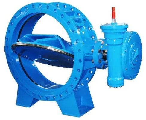 Manual Operation Double Eccentric Flange Butterfly Valve for Medium Temperature Media