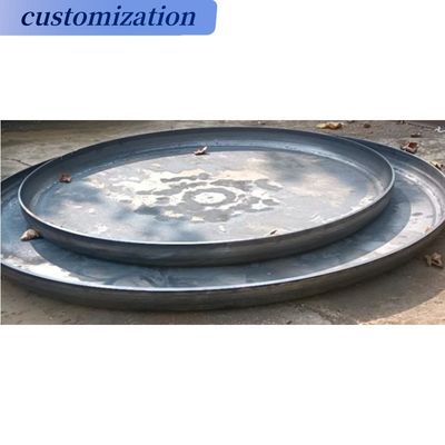 Equal Welding Connection Customized Stainless Steel Flat Head Dish End for Fire Pit