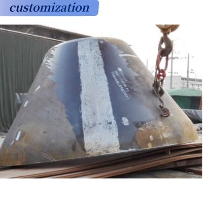 Customized Support OEM 304 Stainless Conical Head Cone Steel End for Tank End Bottoms