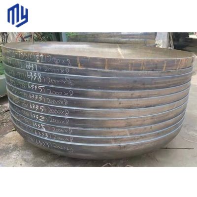 S235JR ASME Carbon Steel Elliptical Vessel Heads for Pressure Vessel Pressing Technology