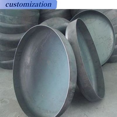 Pressing Carbon Steel Flange Flat Dished Head End for Tanks Complete Certificate