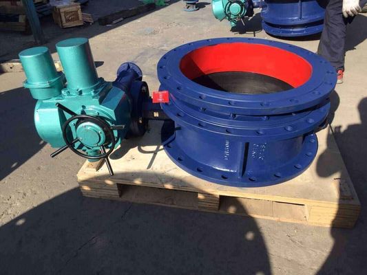 Medium Temperature Double Flange Metal Seated Butterfly Valve