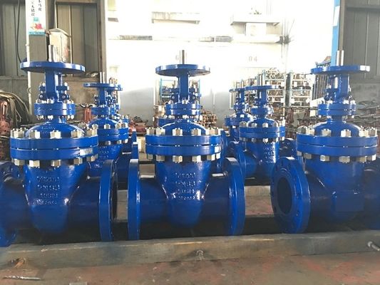 DIN F6 Standard 4 inch Industry Knife Gate Valve with Stainless Steel Wheel Handle