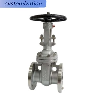 Flange Type Resilient Seated Handwheel Rising Stem Sluice Gate Valve for Industrial