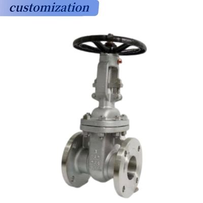 Flange Type Resilient Seated Handwheel Rising Stem Sluice Gate Valve for Industrial