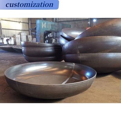 Welding Connection Half Aluminum Ball Sphere Torispherical Head for Customized Design