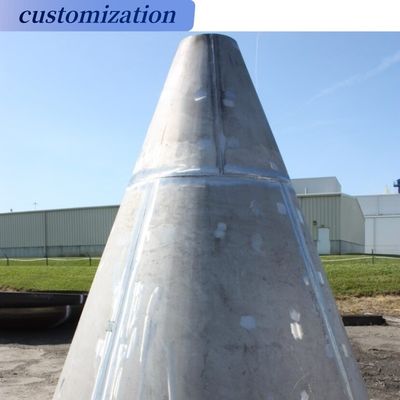 Customized Carbon Steel Conical Bottom Tank Lid Cover for Industrial Applications