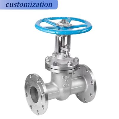 Hydraulic Cast Iron Flange Type Sluice Gate Valve with Rising Stem and Resilient Seat