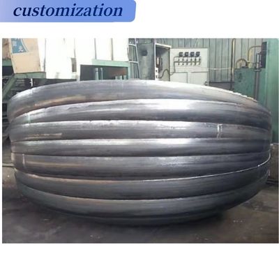 Customized Support ASME Standard Spherical Bottom Claded Material Tank with Dished Ends