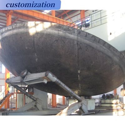 Customized Support ASME Standard Spherical Bottom Claded Material Tank with Dished Ends