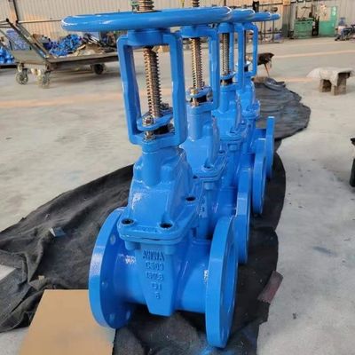 Software Reengineering Non-Rising Ductile Iron Wedge Gate Valve with Rubber Seal Disc