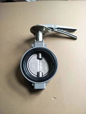 Customized Service Standard Aluminium Alloy Body Two-Pieced Shaft Wafer Butterfly Valve