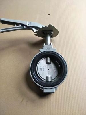 Customized Service Standard Aluminium Alloy Body Two-Pieced Shaft Wafer Butterfly Valve
