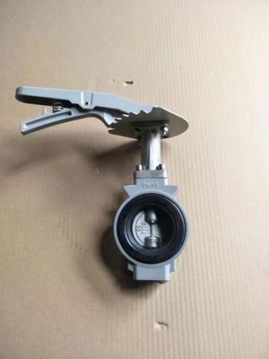 Customized Service Standard Aluminium Alloy Body Two-Pieced Shaft Wafer Butterfly Valve