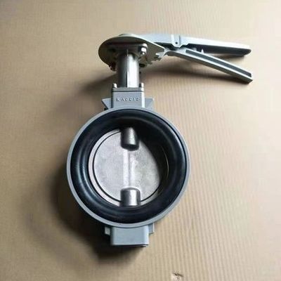 EPDM PTFE Sealing Aluminium Alloy Body Wafer Butterfly Valve for Corrosion Resistance